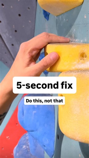 Brittney McCown | Climbing coach on Instagram: "5-SECOND FIX: The technique series for beginner climbers where I show you small changes you can make to your technique that will have an immediate impact on your climbing. We cover this topic (and eeeeverything else you need to know about basic climbing technique!) in the “Foundations” program within the PROGRESSION membership. Ready to take your climbing to the next level? Comment PROGRESSION on this post to get the link to sign up straight to you