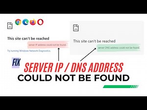 Fix Server IP Address or DNS Address Could Not Be Found Error | Windows 11/10 DNS Fix (100% Working)