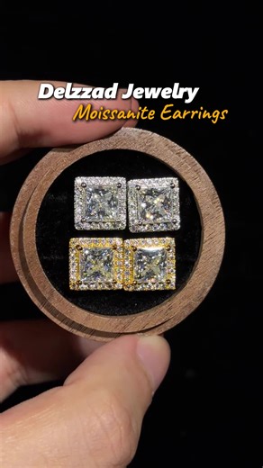 Stop Buying Expensive Earrings. Get The Same VS Moissanite on TikTok for Less.#delzzad #moissanite #jewellery #earrings #moissaniteearrings