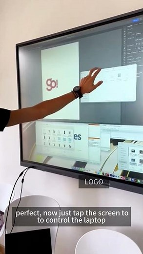 Interactive Flat Panel with OPS PC | Seamless Windows & Android Collaboration Solution