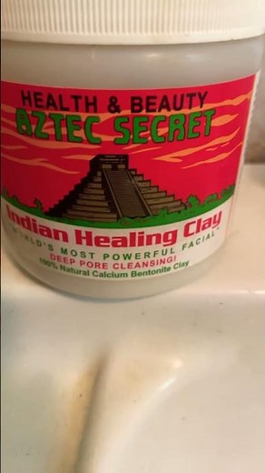 This is How The Aztec Secret Indian Healing Clay Looks On Your Face After U Apply Skin