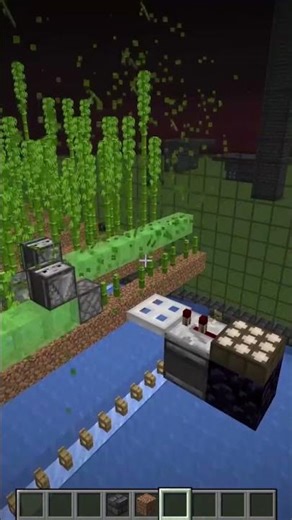 How to make an Automatic Bamboo Farm in Minecraft!
