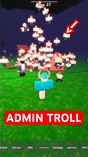 I TROLLED My Team With My ADMIN COMMANDS #roblox #99nights #99nightintheforest #gaming #shorts