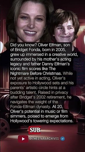 Bridget Fonda, Children: Oliver Elfman