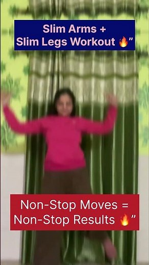 Slim Arms + Slim Legs in 5 Minutes! Non-Stop Fat Burn Workout at Home 🔥💥”