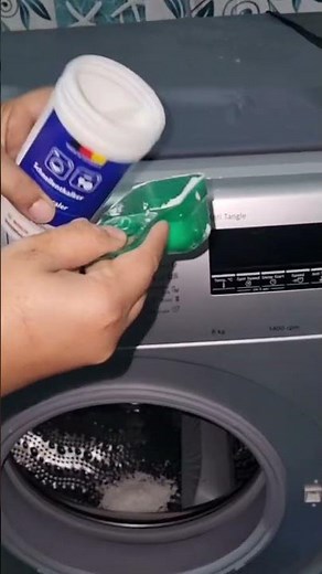 Washing Machine Descale. How to descaling #Bosch Washing Machine