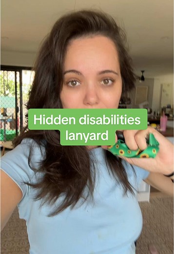 Understanding Hidden Disabilities with a Sunflower Lanyard