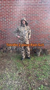 127 reactions · 5 comments | ️ TideWe Rain Suit keeps you dry, comfortable, and moving—no matter the weather. 100% waterproof with breathable fabric, sealed seams, and adjustable fit for all-day wear. Perfect for fishing, hiking, camping, and more.  Don’t let rain ruin your hunt—shop now. | TideWe | Facebook