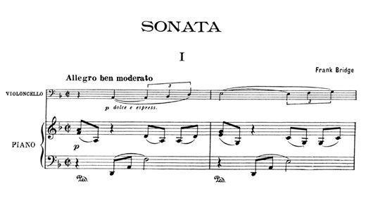 【音乐典藏系列（第2期）| 破碎的时间之镜】Frank Bridge：Cello Sonata in D Minor, H. 125