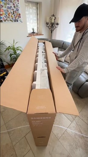 Samsung 77 Inch OLED TV Unboxing | First Look & Setup