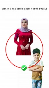 119K views · 1.1K reactions | Change the girl's dress color puzzle challenge #reelsviralシfb #fbreels #fbreelsvideo #reelsviralfb #reelsfypシ #reelschallenge #reesl #photo #reels #reel | Voice Of Aynal | Facebook