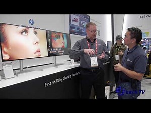 LG First 4K Daisy Chaining Thunderbolt Display at CES 2018