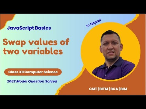 JavaScript Program to Swap Two Variables | Web Technology Class 12 | Nepali Lecture