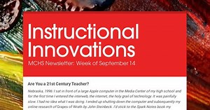 Instructional Innovations