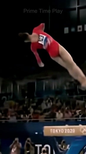 She Didn't Even Wobble 🤯 #gymnastics #olympics #athlete
