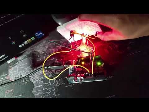 LED indication using Tilt Sensor SW520D