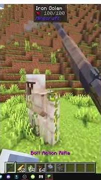HOW TO USE THE BOLT ACTION RIFLE IN MINECRAFT WITH JUST ENOUGH GUNS