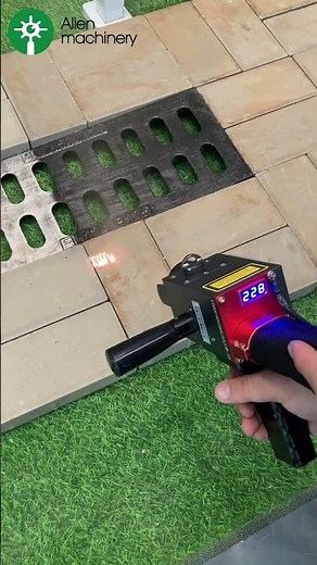 300W Pulse Laser Cleaning Effortlessly Remove Grime from Stone Bricks!