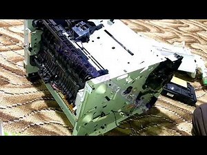 Hp laserjet p2055dn printer repairing | paper jam cartridge area | Fuser error 50.2