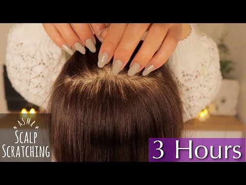 [ASMR] Sleep Recovery #8 | 3 Hours Relaxing Scalp Scratching | No Talking