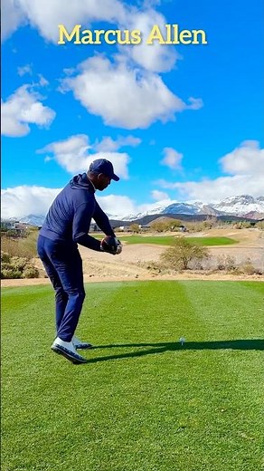 Marcus Allen Smooth Golf Swing