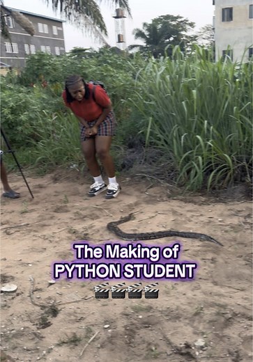 The Making of Python Student on NOLLYWOOD WAHALA TV