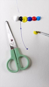 Color mixing / scissors #colors #mixing #colorful #art | MAY Art.