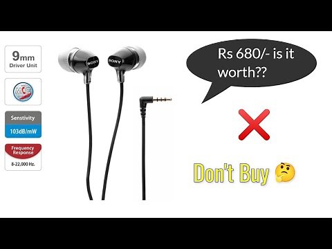 Sony MDR-EX15AP EX unboxing and review