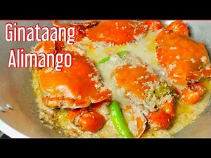 Ginataang Alimango Recipe | Crab in Coconut Milk