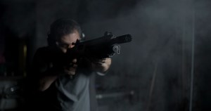 Man Firing Powerful Shotgun High-speed Stock Footage SBV-348556945 - Storyblocks