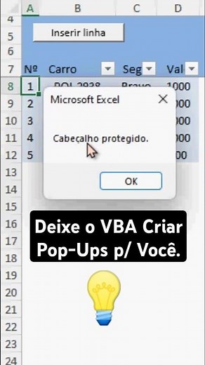 🚀 VBA e Pop-Ups: Transforme Suas Planilhas Excel com Interfaces Inteligentes!.