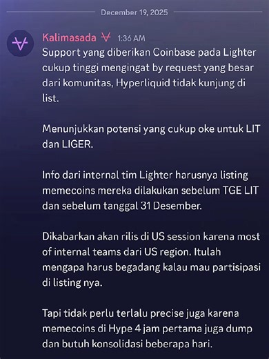 Lighter the next > Aster & Hype? 🤫🔥 #fypp #akademicrypto #kalimasada #crypto #lighter