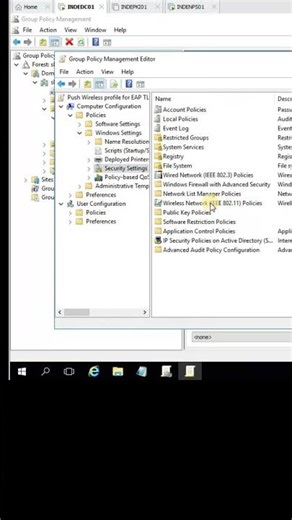 Push Wireless Profile EAP TLS through GPO #windows#techvideo#grouppolicy