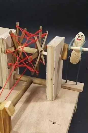 Unique Wooden Coin Spinner Mechanism for Fun