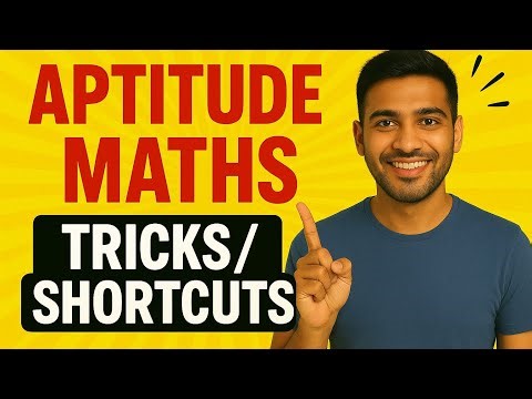 TRICKS/ SHORTCUTS FOR APTITUDE TESTS | COMPETITIVE EXAMS QUANTITATIVE APTITUDE