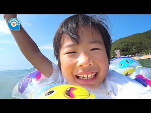 水晶浜海水浴場で遊びました【がっちゃん】バナナボート