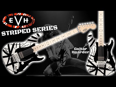 EVH Gear Striped Series White w/ Black Stripes Stratocaster (Eddie Van Halen) - My Guitar Collection