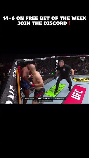 UFC Qatar Free Bet of The Week CASHES EASILY 🤑