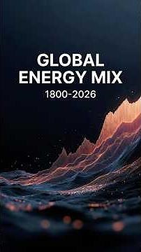 Global Energy Mix by Source 1800-2026