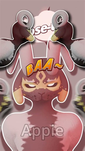 Joyful goat #furry #vrchat #goldhooves #animation