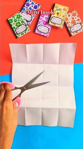 DIY- mini book craft video ❤️#diy #craft #ideas #reuse #homemade #viral #song #bookcraft