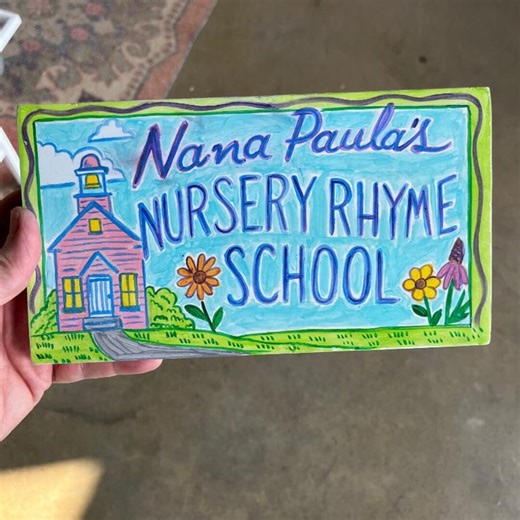 Custom School or Classroom Sign - Customized Home Signs - Personalized Text and Imagery - Etsy