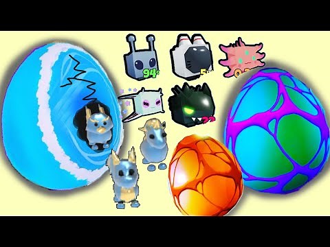 Hatching Diamond Adopt Me Egg + Pet Sim X Alien Pets