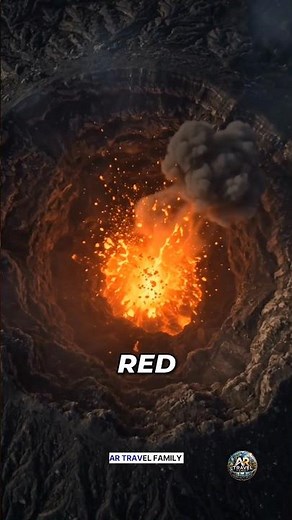 Mount Yasur: The Volcano That Shoots Fire Into the Night : #ytshorts #World