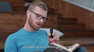 17K views · 125 reactions | Simply point and click, that's all there is to it. With OrCam Read, easily and instantly read any printed or digital text, including your favorite books, the morning paper, school textbooks, work emails, and much more. Click below to learn more! | OrCam | Facebook