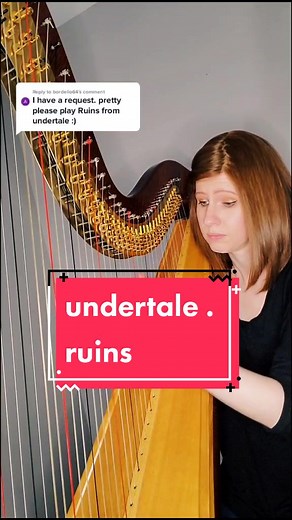 Undertale Ruins Theme Harp Cover | Favorite Video Game Music