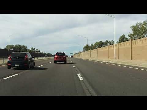 Santan Freeway (AZ Loop 202 Exits 30 to 40) westbound/inner loop