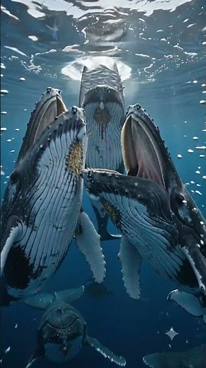 Whales Hunt Using Giant Bubble Nets! 🐋