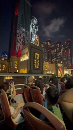 Studio City Macao View Open Top Night Bus Tour #MACAU