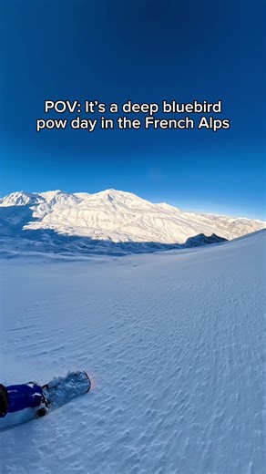 Epic Snowboarding in the French Alps After a Storm